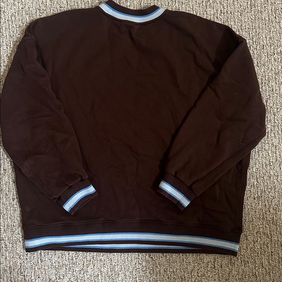 Lululemon Perfectly Oversized Crew - Mocha (Size L) - Picture 3 of 4